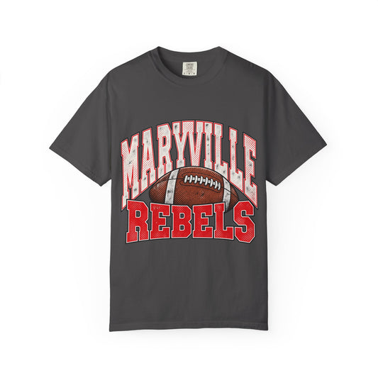 Pop Art Maryville Rebels Football Comfort Colors T-Shirt