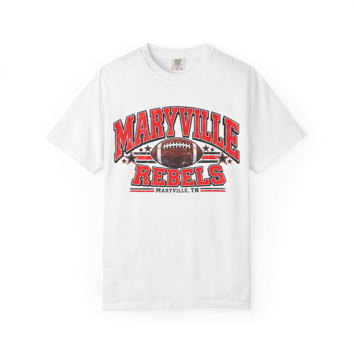 Vintage Maryville Rebels Football Comfort Colors T-Shirt