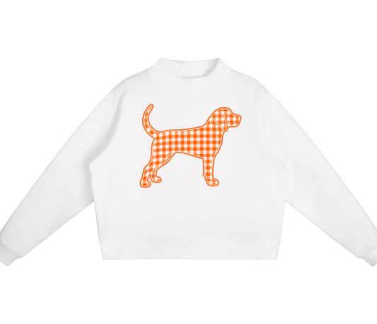 Gingham Mascot Essential Mockneck Sweatshirt